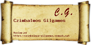 Czimbalmos Gilgames névjegykártya